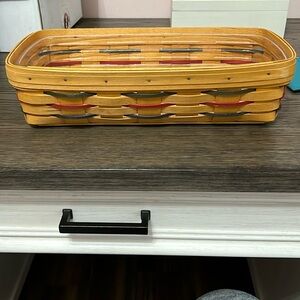 Longaberger Basket with protective liner
